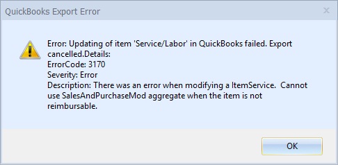 QuickBooks Desktop Error 3170