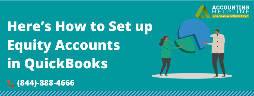 setup equity accounts in QuickBooks