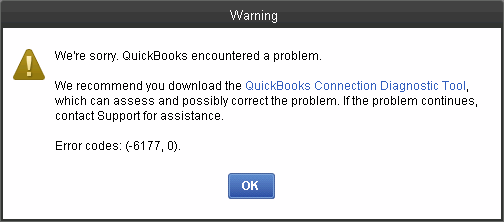 QuickBooks Error 6177 0