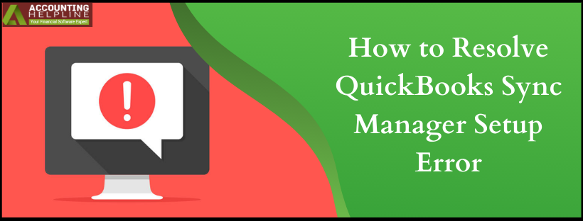 QuickBooks-Sync Manager Setup Error