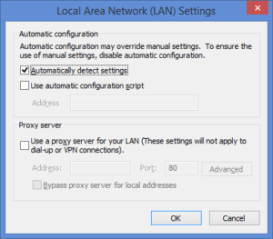 Local Area Network (LAN) Settings