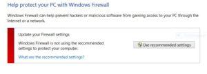 Update Windows Firewall
