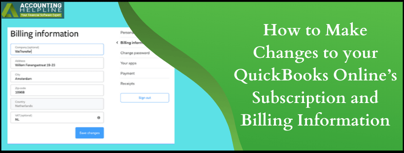 Changes to your QuickBooks Online’s Subscription