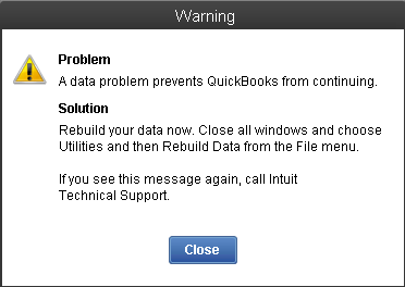 QuickBooks Corrupted transactions
