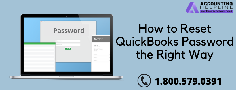 quickbooks password reset tool not