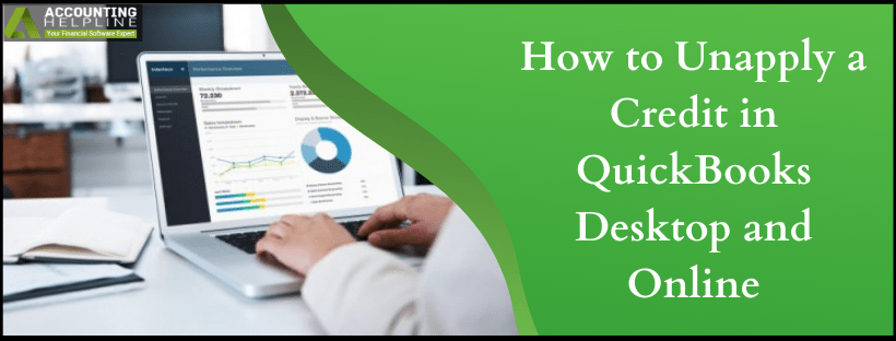 Unapply a Credit in QuickBooks