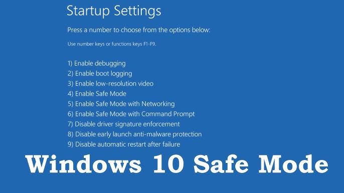 Start Windows in Safe Mode
