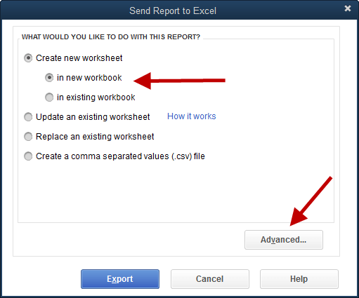 quickbooks export lists to a blank company file