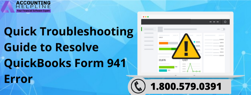 Quick Troubleshooting Guide To Resolve Quickbooks Form 941 Error