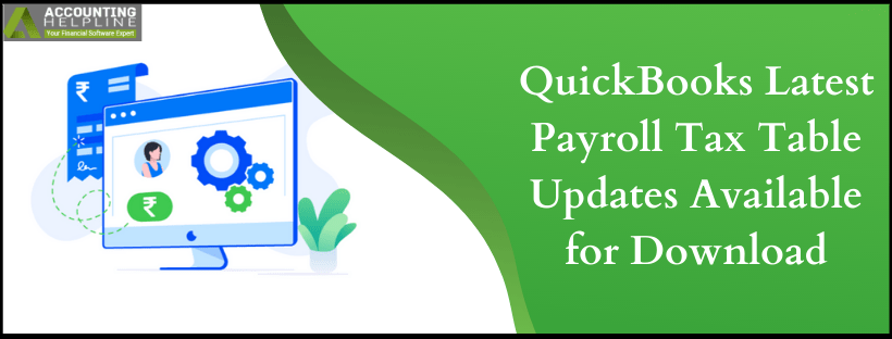 QuickBooks Latest Payroll Tax Table