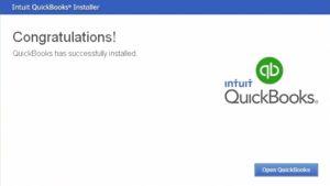 Congratulations QuickBooks has Successfully Installed