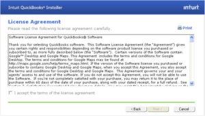 QuickBooks License Agreement