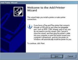 Add Printer Wizard