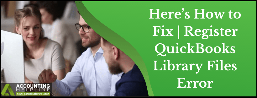 Register QuickBooks Library Files Error
