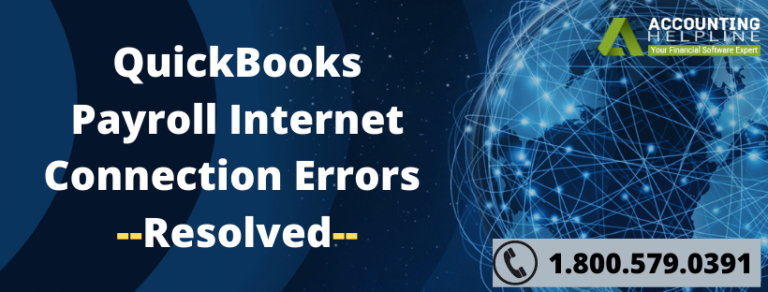 quickbooks payroll service connection error