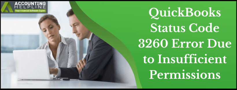 QuickBooks Status Code 3260