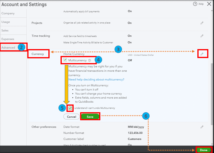 Account and Settings