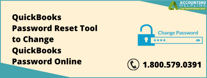 QuickBooks Password Reset Tool to Change QuickBooks Password Online