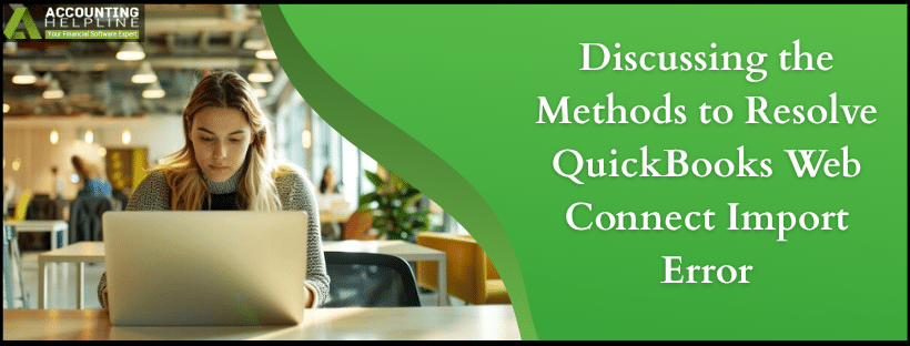 QuickBooks Web Connect Import Error