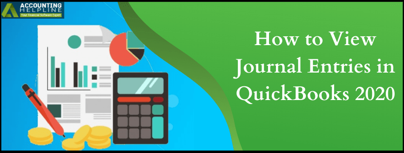 Journal Entries in QuickBooks 2020