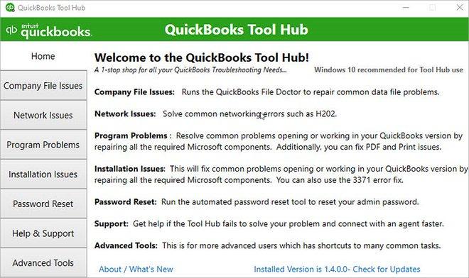 quickbooks tool hub 2021