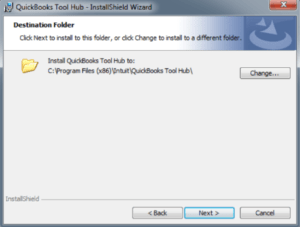 QuickBooks Tool Hub Install Shield Wizard