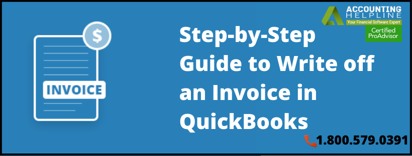 Step-by-Step Guide to Write off an Invoice in QuickBooks