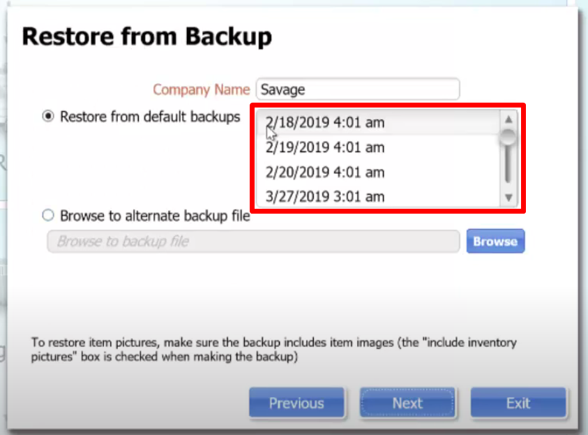 Restore QuickBooks Backup File in QB Desktop Point of Sale