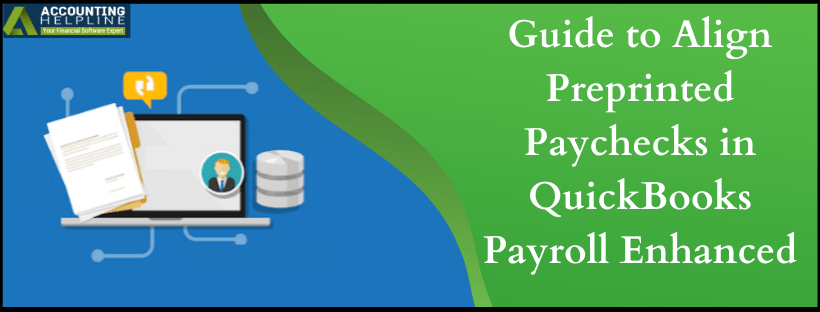 Preprinted Paychecks in QuickBooks
