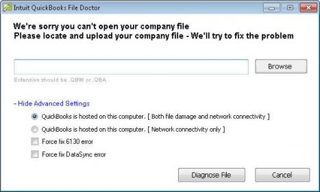 QuickBooks File Doctor Tool Not Working