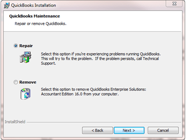 Repair QuickBooks Desktop