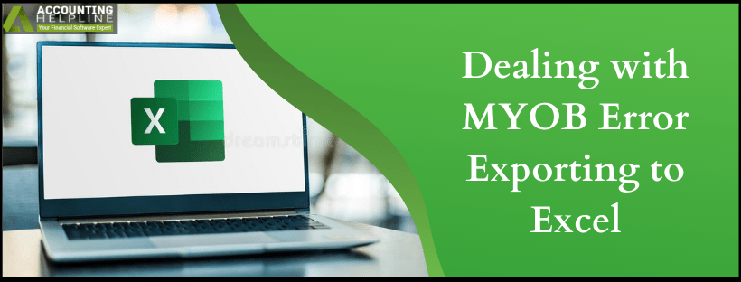 MYOB Error Exporting to Excel