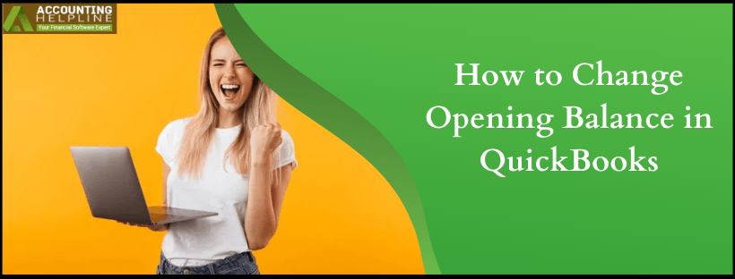 How to Change Opening Balance in QuickBooks