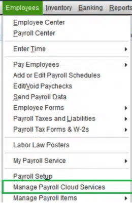 Manage Payroll Cloud Services