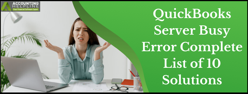 QuickBooks Server Busy Error