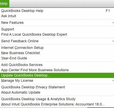 Update QuickBooks Desktop