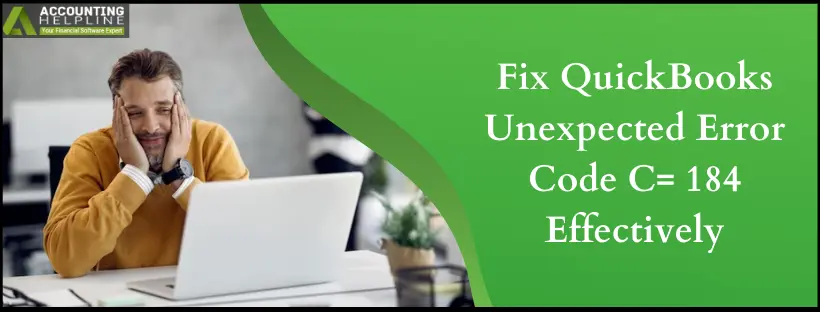 QuickBooks Unexpected Error Code C= 184