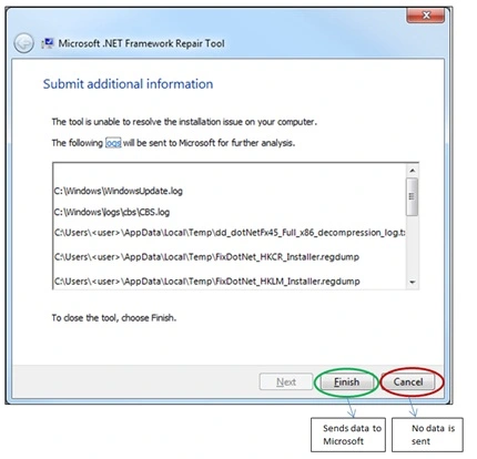 Microsoft .Net Framework Repair Tool