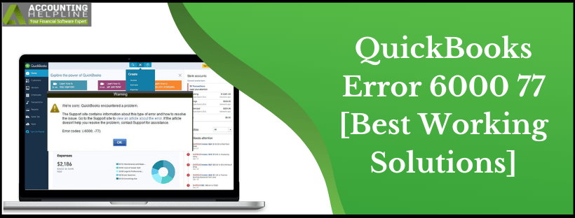 How to Fix QuickBooks Error 6000 77 With Update Methods