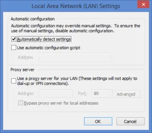 Local Area Network LAN Settings