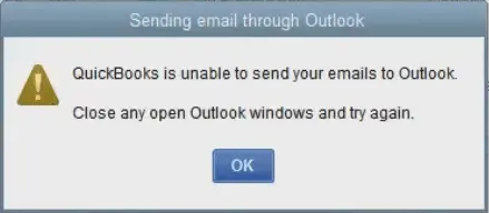 Issues While Sending Emails From QuickBooks