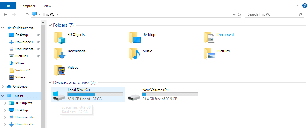 File Explorer