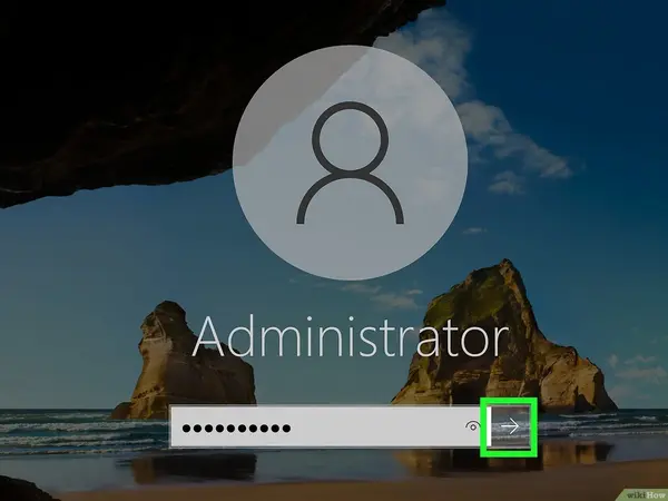 Log in as a Windows Administrator