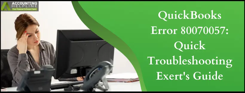 QuickBooks Error 80070057