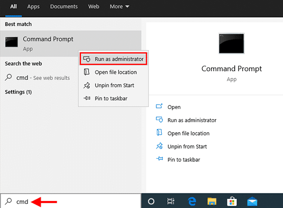Run as Administrator