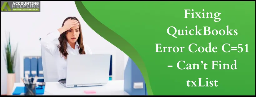 QuickBooks Error Code C=51