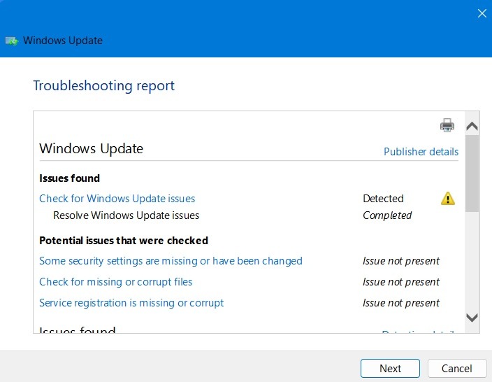 Problems with the Recent Windows Update