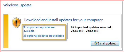 Download updates