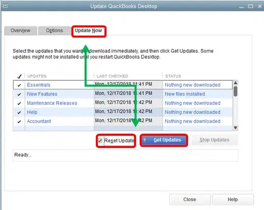 Get updates QuickBooks desktop