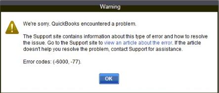 QuickBooks Error 6000